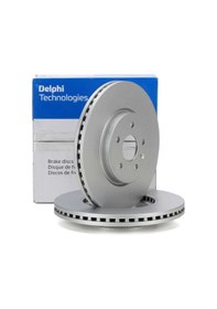 Resim Citroen C-elysee Ön Fren Diski 2012-2024 Delphi Takım 2 Adet 266mm 