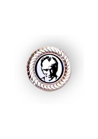 Resim Atatürk Damla Mineli Yaka Rozetiii 