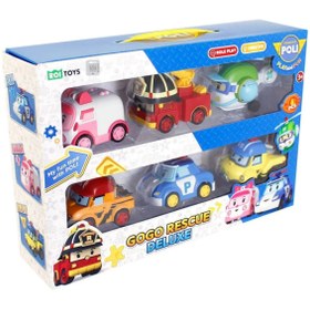 Resim NW NessiWorld Nessiworld Robocar Poli Gogo Rescue Deluxe 6'lı Set 