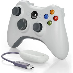 Resim Xbox 360 Pc Ps3 Uyumlu Kablosuz Alıcılı Siyah Gamepad Joystıck 