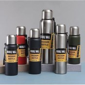 Resim Fastbuy Yeşil Paslanmaz Çelik Vakum Çay Bardağı 1.5 L, Kurşun Kafalı Ve Taşıma Halatlı Yeşil 