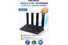 Resim IDS 4g Sim Kartlı Modem - Wıfı6 Bağlantı - 2.4ghz - 150MPBS - Her Yere Taşıyın Her Yerde Kullanın 