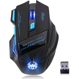 Resim Mufunye Zelotes F14 Kablosuz 2400 Dpı 7 Tuşlu Rgb Aydınlatmalı Profesyonel Oyuncu Faresi F-14 
