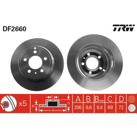 Resim ARKA FREN DISK AYNASI HAVALI VOLVO 850 91 96 C70 97 05 S70 97 00 V70 97 00 XC70 97 02 