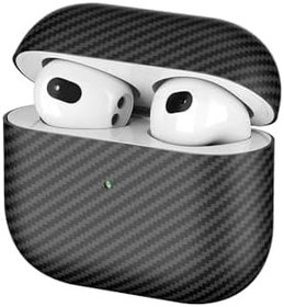 Resim UnDePlus Airpods 3. Nesil ile uyumlu Kılıf 600D Karbon Fiber Yapılı Kulaklık Kılıfı 43 