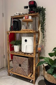 Resim webotto 8 Mutfak Bangosu Ahşap Çok Amaçlı Dolap Mutfak Banyo Dolabı Mob182 