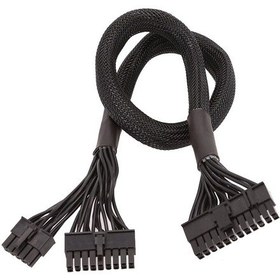 Resim Corsair Sf 450 600 750 Sfx İçin 80 Artı 18p 10p 24p Modüler Güç Kablosu 