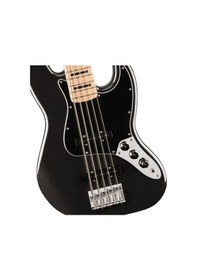 Resim Squier Affinity Active Jazz Bass V Akçaağaç Klavye Bpg Black Metallic Bas Gitar 