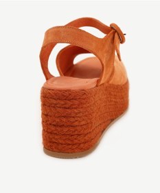Resim Yargıcı Platform Taban Deri Espadril 25ykay4030x 582 Turuncu 