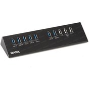 Resim Dark DK-AC-USB371 Connect Master 7 Port + 1 Port Hızlı Şarj Adaptörlü USB 3.0 Çoğaltıcı 