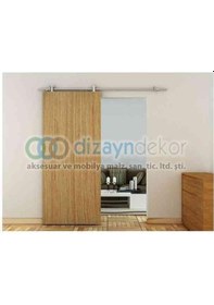 Resim Paslanmaz Askılı Sürgü Kayar Kapı Sistemi 