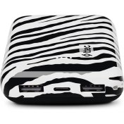 Resim Ttec Artpower 10.000 MAH Kapasite 3 USB Çıkışlı Powerbank - Zebra 