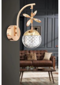 Resim İstanbul Avize Sante Tekli Gold Aplik 