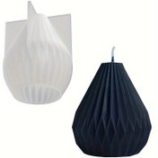 Resim 3D Silikon Mum Kalıbı İncir Şekilli Mum Kalıbı Düzensiz Plaster Silikon Reçine Kalıbı Kokulu Mumlar için Reçine Dökümü Evde Mum Yapımı Polimer Kil DIY El Sanatları 