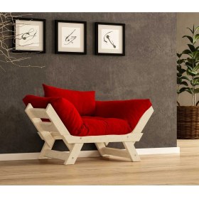 Resim Woodesk Adalar Masif Natural-Kırmızı Renk Berjer CPT8145-140 