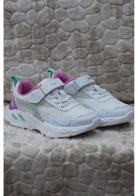 Resim Kinetix Frofe Beyaz Pembe Hafif Rahat Kız Çocuk Ayakkabı 001 