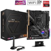 Resim ASROCK X670e Taıchı Wıfı-6e Ddr5 Hdmı-dp Pcıe 5.0 Am5 Atx 