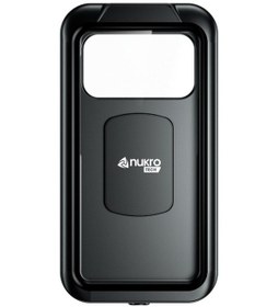 Resim Nukrotech M18-53 Telefon Tutucu Su Geçirmez Ayna Bağlantılı Siyah 