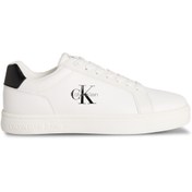 Resim Calvin Klein Beyaz - Siyah Erkek Sneaker CLASSIC CUPSOLE MONO LTH 