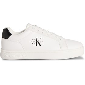 Resim Calvin Klein Beyaz - Siyah Erkek Sneaker CLASSIC CUPSOLE MONO LTH 
