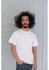 Resim Erkek Slim Fit Sıfır Yaka Fanila T-shirt Çok Renkli 