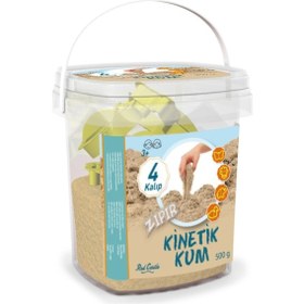 Resim Zıpır Kinetik Kum Naturel 500gr Kova Zkg500-206 