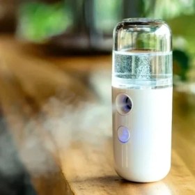 Resim Şarjlı Mini Yüz Nemlendirici Dezenfektan Cihazı Mist Sprayer Midastech 