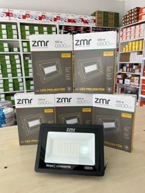 Resim ZMR LED Projektör, 100W, 6800LM, Titanyum Serisi, Siyah 