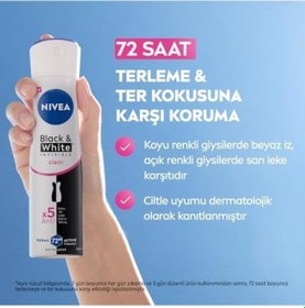 Resim Kadın Sprey Deodorant & Clear 150ml Ve Mini Roll-on 25ml, 72 Saat Anti-perspirant Koruma 