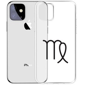 Resim Xiaomi Redmi Note 9 Pro Başak Burcu UV Baskılı Şeffaf Silikon Kılıf 