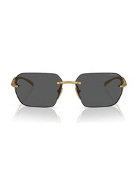Resim Prada Spr A55s 15n-5s0 71-14 Unisex Güneş Gözlüğü Altın 