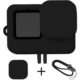 Resim Bk-gopro Hero İçin 9/10 Siyah Aksesuarlar Kılıf Koruyucu Yumuşak Standart Konut Kauçuk Silikon Kabuk Koruyucu Go Pro Hero9 Için Yeni 