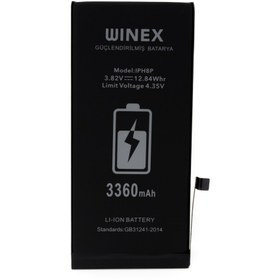 Resim Winex iPhone 8 Plus Güçlendirilmiş Premium Batarya 