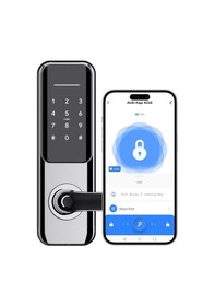 Resim Xenon Smart X8051 Akıllı Parmak İzi Şifre Girişli Kapı Kilidi 