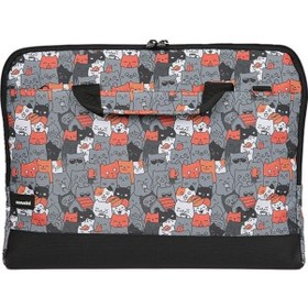 Resim Moserini 15.6'' Taban Korumalı Omuz Askılı Desenli Laptop Çantası 542086465 Çok Renkli 