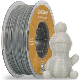 Resim Kingroon Twinkling Pla Grey Filament 