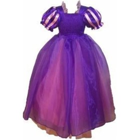 Resim Öykünün Dünyası Rapunzel Kostüm Mor 