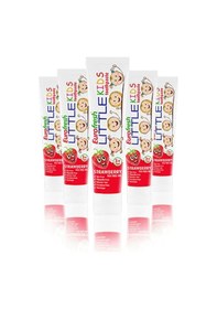 Resim Farmasi Eurofresh Little Kids 3+ Yaş Çilek Aromalı Çocuk Diş Macunu 5 x 50 G 