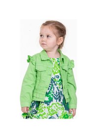 Resim Xo Kids Kız Fırfırlı Gömlek 9-36 Ay Yaş 34709 Yeşil 