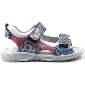 Resim Fast Step Hakiki Deri Unisex Çocuk Klasik Sandalet 006 