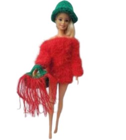 Resim Zekids Barbie Bebek Için Sadece Çanta,şapka Ve Elbise Gönderilmektedir. . Barbie Bebek Dahil Değildir. 