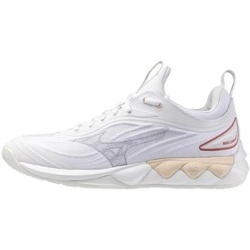 Resim Mizuno Wave Luminous 3 Kadın Voleybol Ayakkabısı Beyaz Çok Renkli 