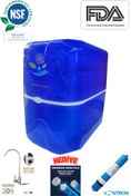 Resim ULUCAY AQUA Su Arıtma Cihazı Mavi Şeffaf 8 Litre Tanklı Vontron Membranlı Nsf Ve Fda Onaylı 