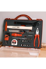 Resim Work It 35 Parça El Aleti Seti - Pense, Bits Tornavida&Uç Seti, Lokma, Alyan, Çekiç, Metre 