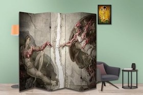 Resim Özel Tasarım Paravan Room Divider 180 x 200 cm 