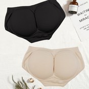 Resim 2 Adet Ultra Konforlu Yastıklı Popo Pedleri Çıkarılabilir Şekillendirme İç Çamaşırı Çorapları Bahar Yaz - Dikişsiz Popo Kaldırma ve Dijital Heykel Traş - Nem Emici, Solunabilir Kadın İç Çamaşırı Seti 