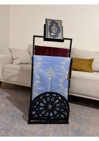 Resim Meva Rahleli Seccade Askısı ,islami Dekor, Ramazan Dekoru Siyah 