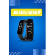 Resim Akıllı Uyumlu Bileklik M6 Adımsayar Spor Modları Çağrı Görme Türkçe Menü 