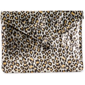 Resim Large Cosima Envelope Clutch Leopard 