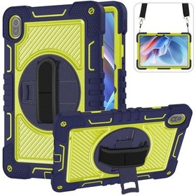Resim Huawei Matepad Se 11 2024 İçin Tablet Kılıfı Silikon + Pc Kickstand Omuz Askısı İle Darbeye Dayanıklı Kapak 